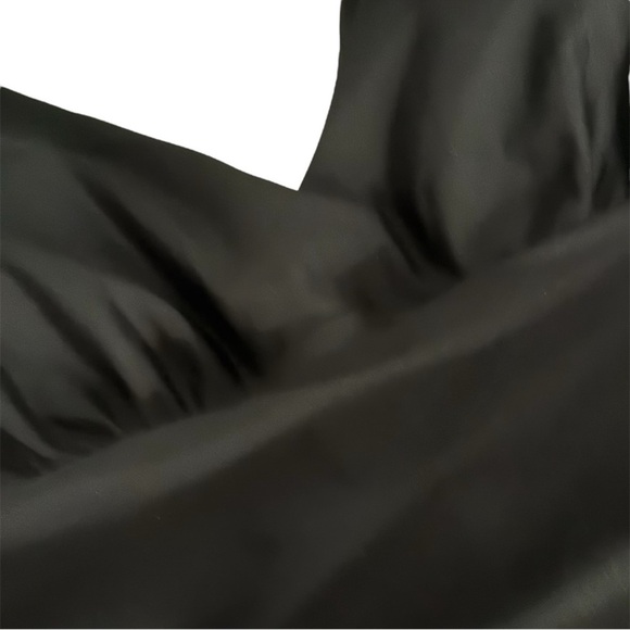 NEW DKNY One Piece Swimsuit Ruffle Straps Tummy Control Low Back Black Size S - Picture 8 of 16